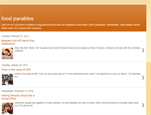 Tablet Screenshot of foodparables.blogspot.com