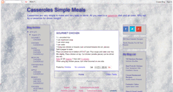 Desktop Screenshot of easycasseroles.blogspot.com