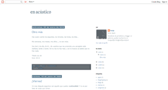 Desktop Screenshot of enacustico.blogspot.com