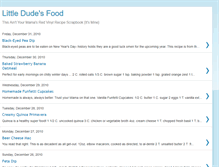 Tablet Screenshot of littledudesfood.blogspot.com