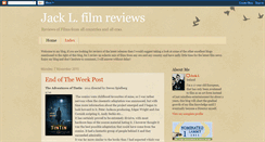 Desktop Screenshot of jacklfilmreviews.blogspot.com