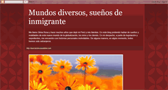 Desktop Screenshot of mundodiversoinmigracion.blogspot.com