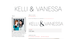 Desktop Screenshot of kelliandvanessa.blogspot.com
