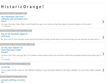 Tablet Screenshot of historicorange.blogspot.com