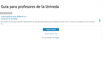 Tablet Screenshot of guiaparaprofesores.blogspot.com