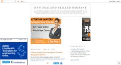 Desktop Screenshot of newzealandskilledmigrant.blogspot.com