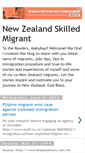 Mobile Screenshot of newzealandskilledmigrant.blogspot.com