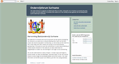 Desktop Screenshot of onderwijsforum.blogspot.com