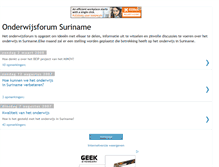 Tablet Screenshot of onderwijsforum.blogspot.com