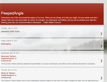 Tablet Screenshot of peepedangle.blogspot.com