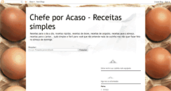 Desktop Screenshot of chefeporacaso.blogspot.com