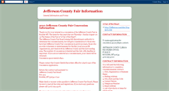 Desktop Screenshot of jeffersoncountyfair2.blogspot.com