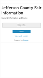 Mobile Screenshot of jeffersoncountyfair2.blogspot.com