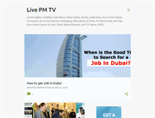 Tablet Screenshot of livepmtv.blogspot.com