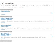 Tablet Screenshot of clintonistasforobama.blogspot.com