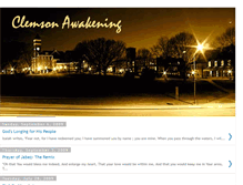 Tablet Screenshot of clemsonawakening.blogspot.com