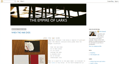 Desktop Screenshot of empireoflarks.blogspot.com