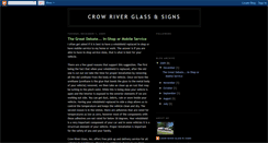 Desktop Screenshot of crowriverglass.blogspot.com