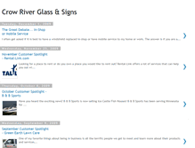 Tablet Screenshot of crowriverglass.blogspot.com