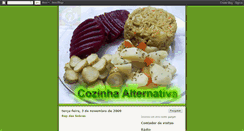 Desktop Screenshot of cozinhaalternativa2m7.blogspot.com