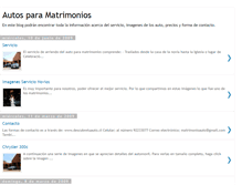 Tablet Screenshot of matrimonioauto.blogspot.com