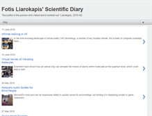 Tablet Screenshot of fotisliarokapis.blogspot.com