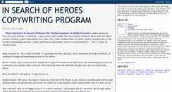 Desktop Screenshot of insearchofheroes.blogspot.com