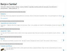 Tablet Screenshot of banjoesamba.blogspot.com