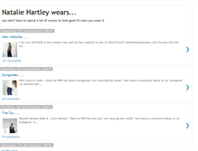 Tablet Screenshot of nataliehartleywears.blogspot.com