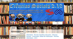 Desktop Screenshot of cienciassociais22010.blogspot.com