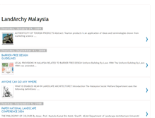 Tablet Screenshot of landarchymalaysia.blogspot.com