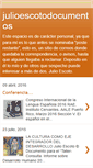 Mobile Screenshot of julioescotodocumentos.blogspot.com