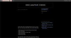 Desktop Screenshot of indo-amateur-video.blogspot.com