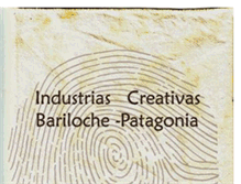 Tablet Screenshot of industriascreativasbariloche.blogspot.com