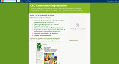 Desktop Screenshot of ceoconsultoresempresariales.blogspot.com