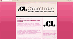 Desktop Screenshot of cabeloslindosoficial.blogspot.com