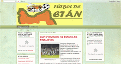 Desktop Screenshot of futboldemetan.blogspot.com