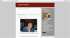 Desktop Screenshot of carmenfemenia.blogspot.com
