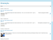 Tablet Screenshot of itineraryku.blogspot.com