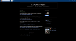 Desktop Screenshot of explayandose.blogspot.com