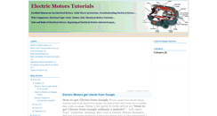 Desktop Screenshot of electric-motors-tutorials.blogspot.com