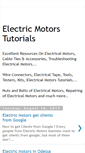 Mobile Screenshot of electric-motors-tutorials.blogspot.com