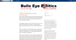 Desktop Screenshot of bullseyepolitics.blogspot.com