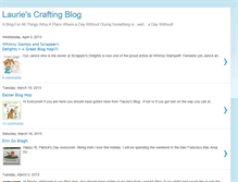 Tablet Screenshot of lauriescraftingblog.blogspot.com