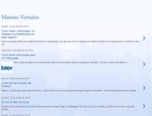 Tablet Screenshot of manitasvirtuales.blogspot.com
