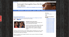 Desktop Screenshot of fatmagulunsucune-dizisini-izle.blogspot.com
