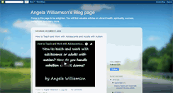 Desktop Screenshot of angelawilliamson.blogspot.com