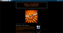 Desktop Screenshot of kelljrvolleyball.blogspot.com