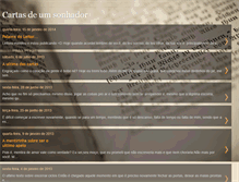 Tablet Screenshot of cartasdeumsonhador.blogspot.com