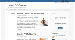 Desktop Screenshot of health-of-fitness.blogspot.com